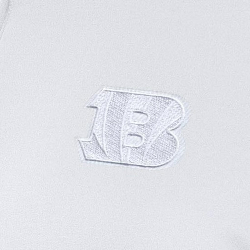 Cincinnati Bengals Antigua Women's Reprocess Quarter-Zip Top White
