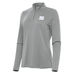 Cincinnati Bengals Antigua Women's Reprocess Quarter-Zip Top Gray
