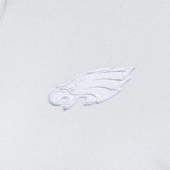 Philadelphia Eagles Antigua Women's Reprocess Quarter-Zip Top White