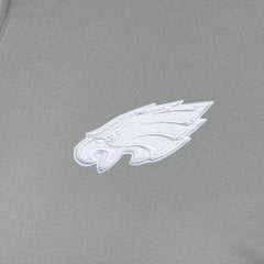 Philadelphia Eagles Antigua Women's Reprocess Quarter-Zip Top Gray