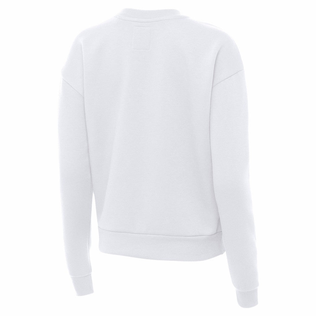 Green Bay Packers Antigua Women's Victory Crew Pullover Sweatshirt White