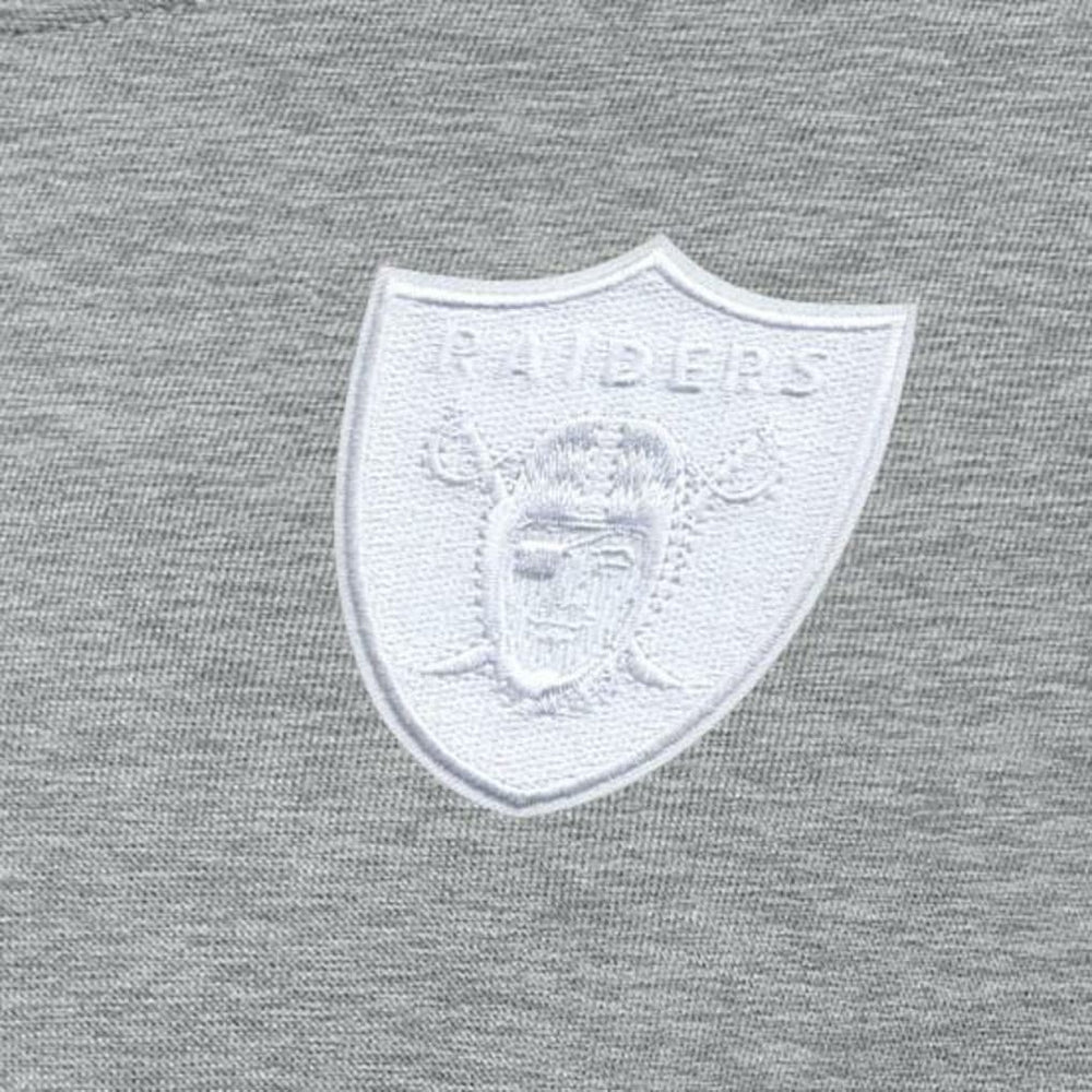Las Vegas Raiders Antigua Women's Victory Crew Pullover Sweatshirt Heather Gray