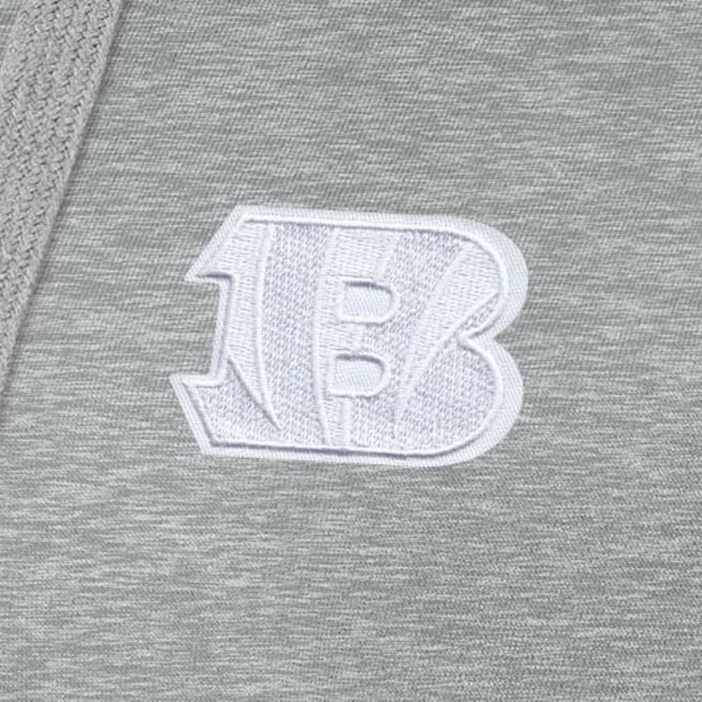 Cincinnati Bengals Antigua Women's Victory Pullover Hoodie Heather Gray