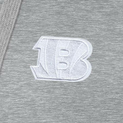 Cincinnati Bengals Antigua Women's Victory Pullover Hoodie Heather Gray