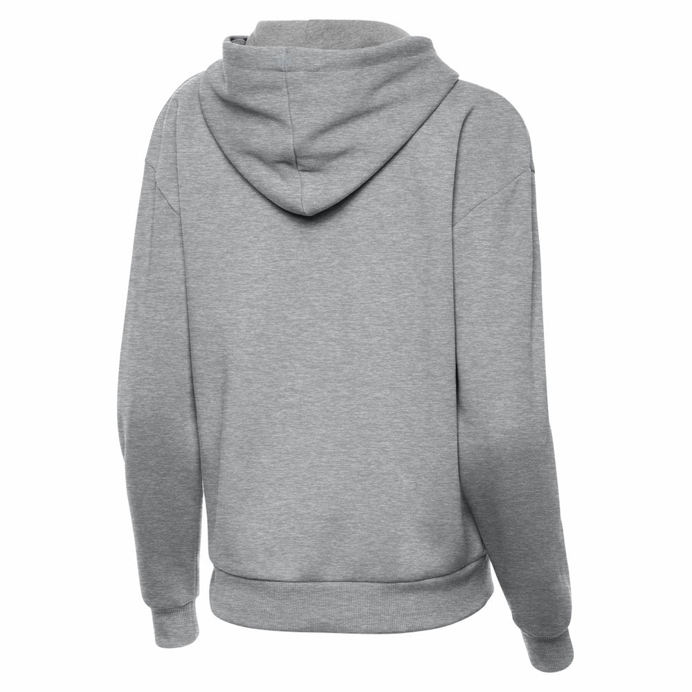 Green Bay Packers Antigua Women's Victory Pullover Hoodie Heather Gray