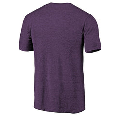 Arizona Diamondbacks Purple Cooperstown Official Logo Tri-Blend T-Shirt T-shirts