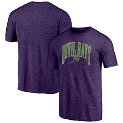 Tampa Bay Rays Purple Cooperstown Collection Line Corps Tri-Blend T-Shirt T-shirts