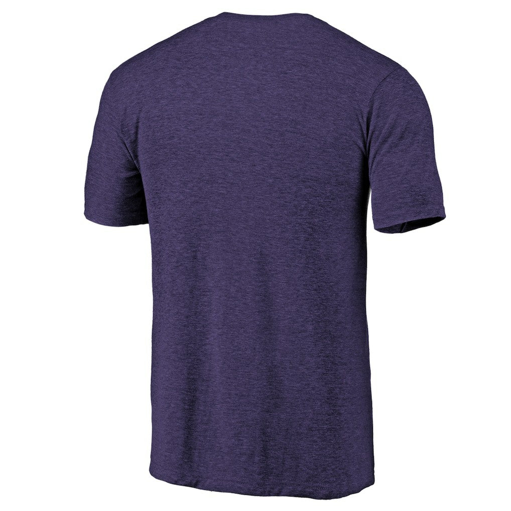 Charlotte Hornets Purple Half Classic Tri-Blend T-Shirt