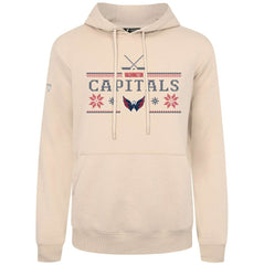 NHL Washington Capitals Levelwear Podium Holiday Pullover Hoodie - Khaki