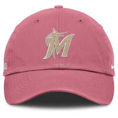 Miami Marlins Nike Unisex Mother's Day Club Adjustable Hat - Pink Hats