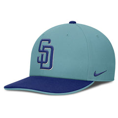 San Diego Padres Nike Father's Day Pro Performance Snapback Hat - Turquoise Hats