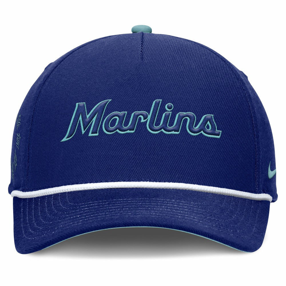Miami Marlins Nike Father's Day Rise Adjustable Hat - Royal Hats