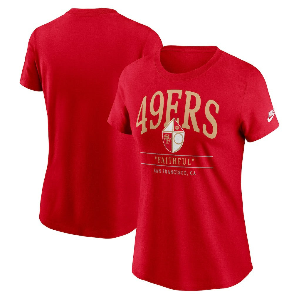 San Francisco 49ers Women's Hometown Local Pack T-Shirt Scarlet
