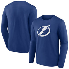 NHL Tampa Bay Lightning Blue Primary Logo Long Sleeve T-Shirt