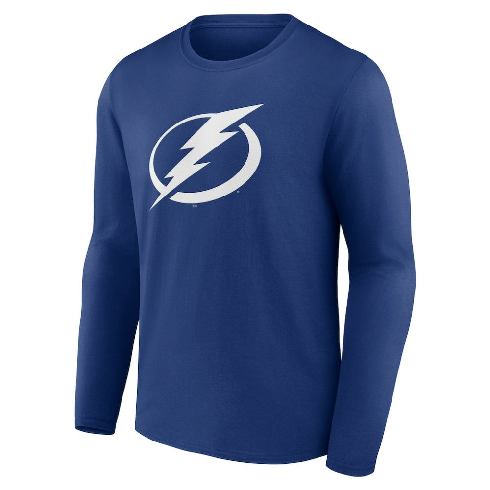 NHL Tampa Bay Lightning Blue Primary Logo Long Sleeve T-Shirt