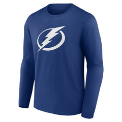 NHL Tampa Bay Lightning Blue Primary Logo Long Sleeve T-Shirt