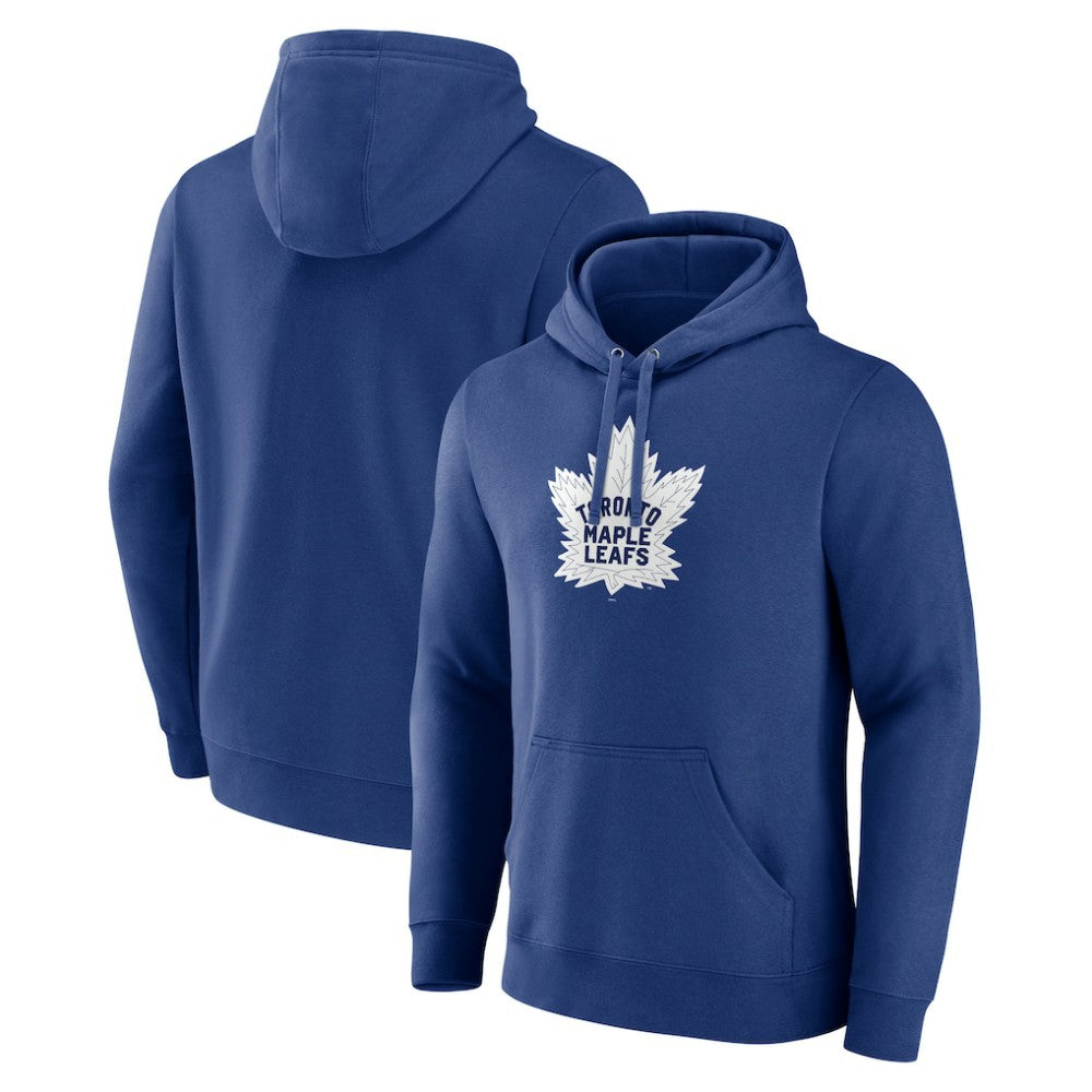 NHL Toronto Maple Leafs Blue Primary Logo Pullover Hoodie