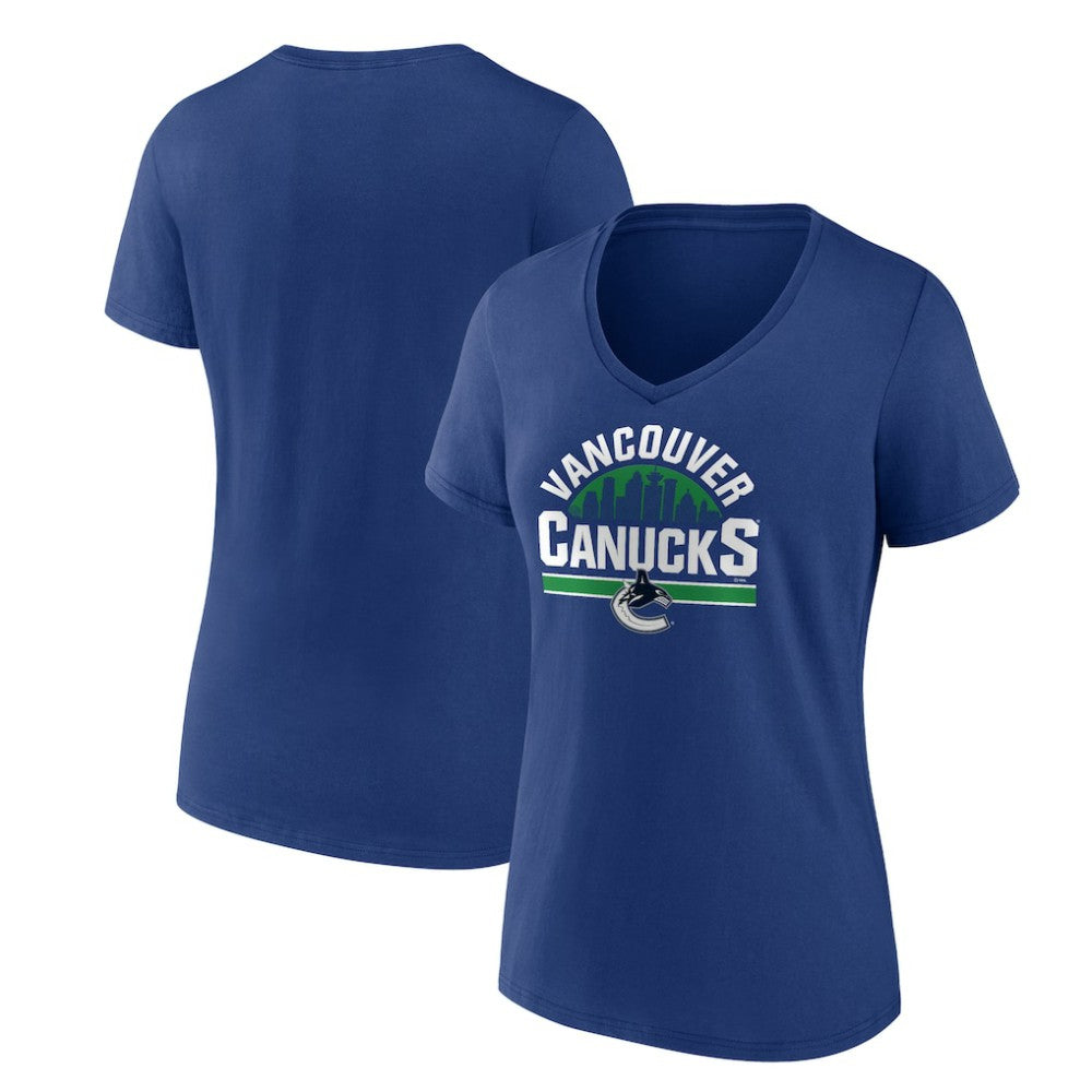 NHL Vancouver Canucks Women's Represent T-Shirt - Blue