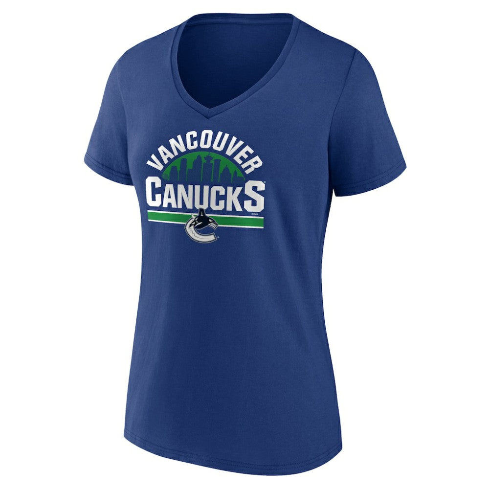 NHL Vancouver Canucks Women's Represent T-Shirt - Blue