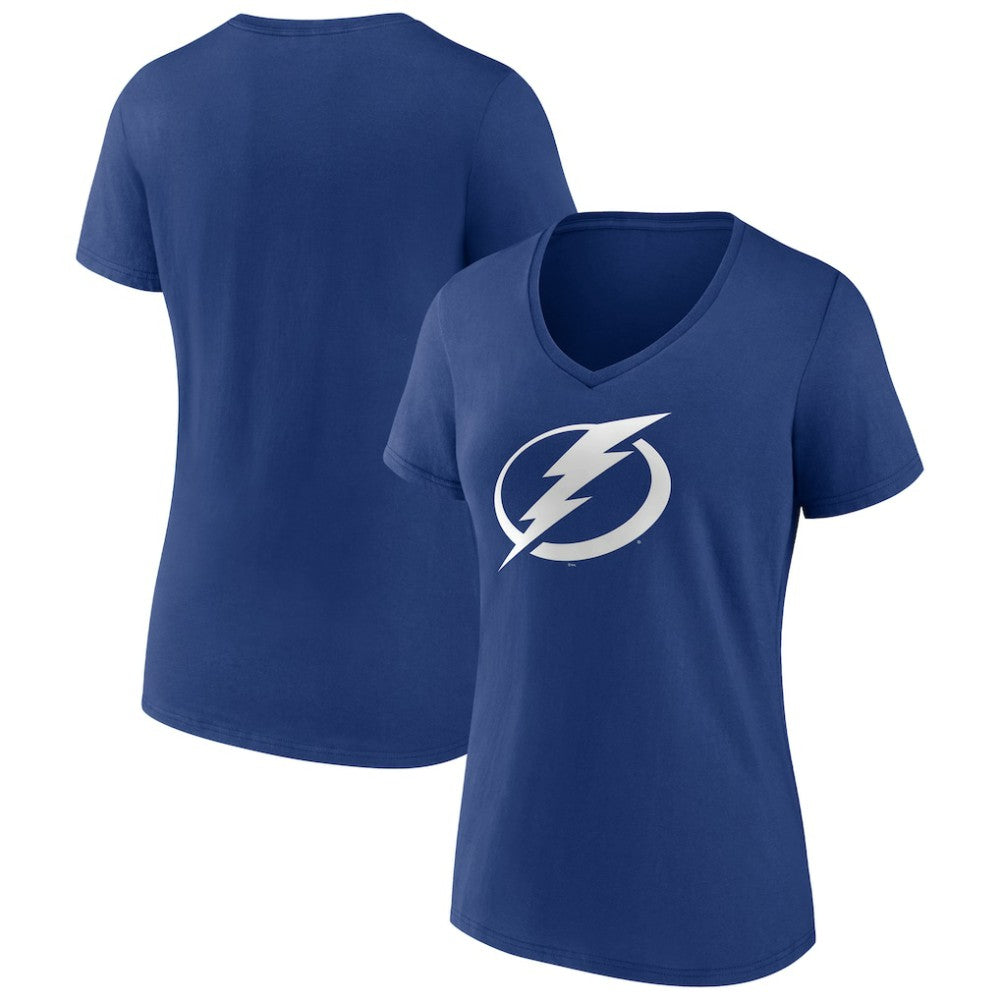 NHL Tampa Bay Lightning Women's Primary Logo T-Shirt - Blue