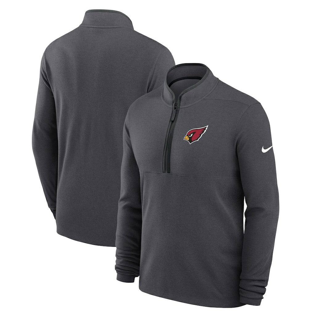 Arizona Cardinals Lightweight Victory Dri-FIT Half-Zip Pullover Anthracite