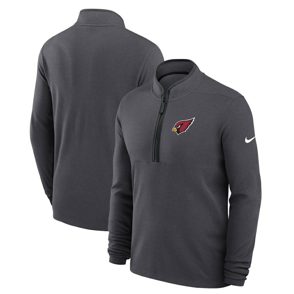 Arizona Cardinals Lightweight Victory Dri-FIT Half-Zip Pullover Anthracite