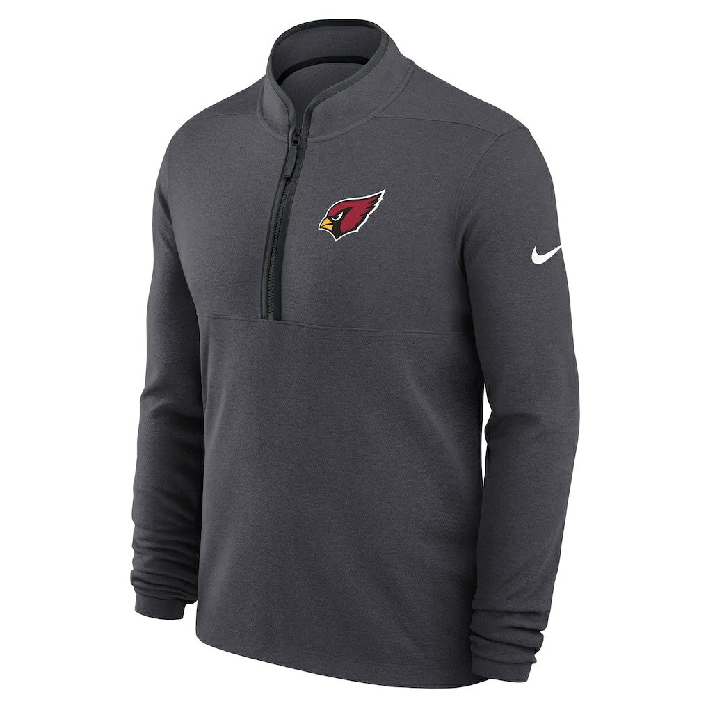 Arizona Cardinals Lightweight Victory Dri-FIT Half-Zip Pullover Anthracite