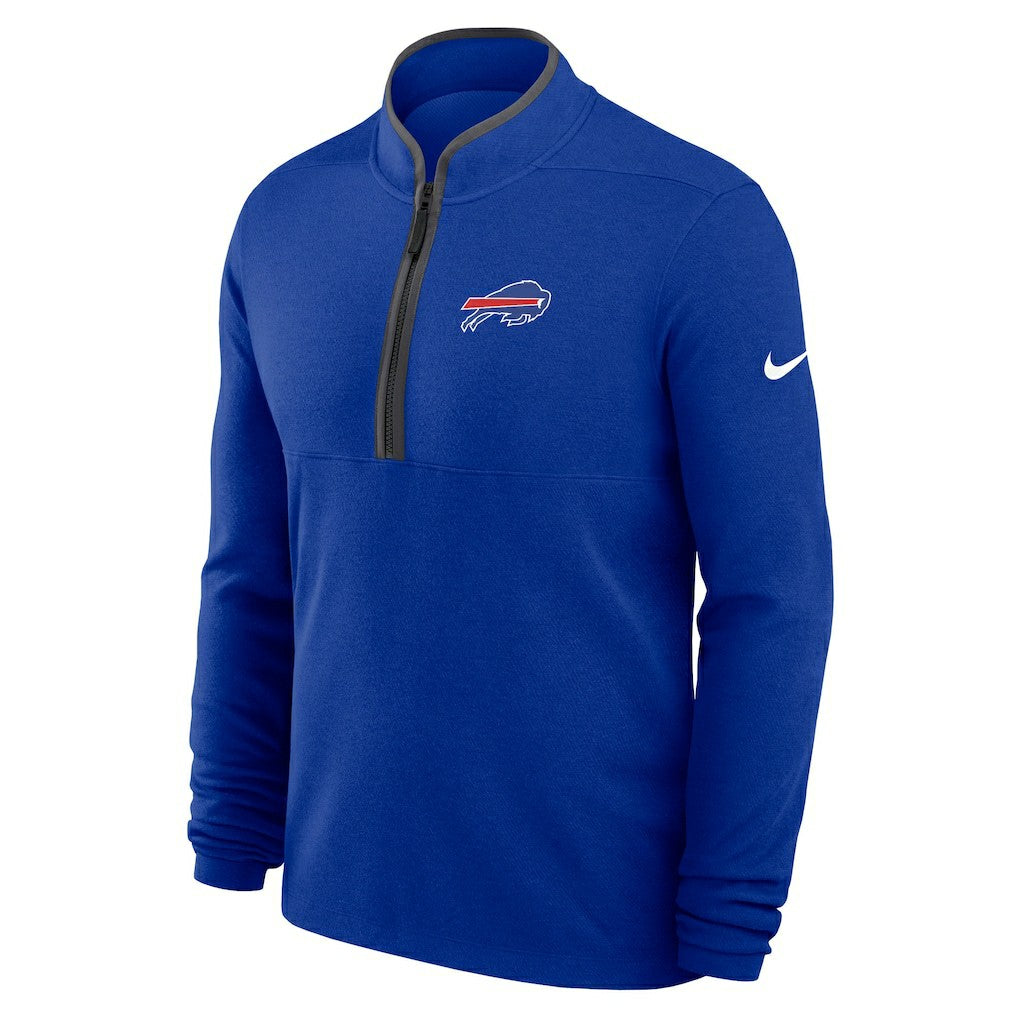 Buffalo Bills Lightweight Victory Dri-FIT Half-Zip Pullover Royal