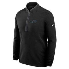 Carolina Panthers Lightweight Victory Dri-FIT Half-Zip Pullover Black