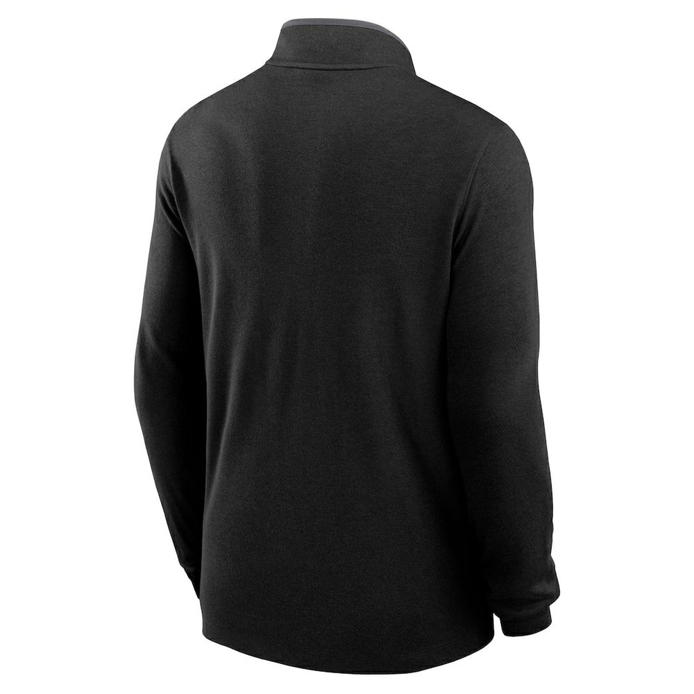 Carolina Panthers Lightweight Victory Dri-FIT Half-Zip Pullover Black