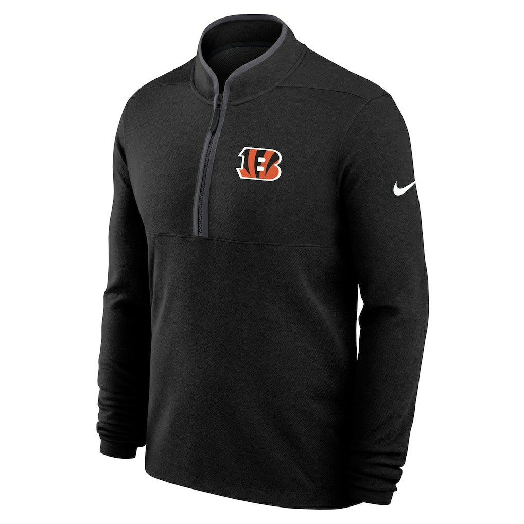 Cincinnati Bengals Lightweight Victory Dri-FIT Half-Zip Pullover Black