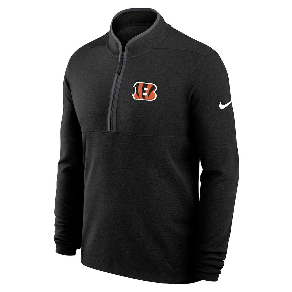 Cincinnati Bengals Lightweight Victory Dri-FIT Half-Zip Pullover Black