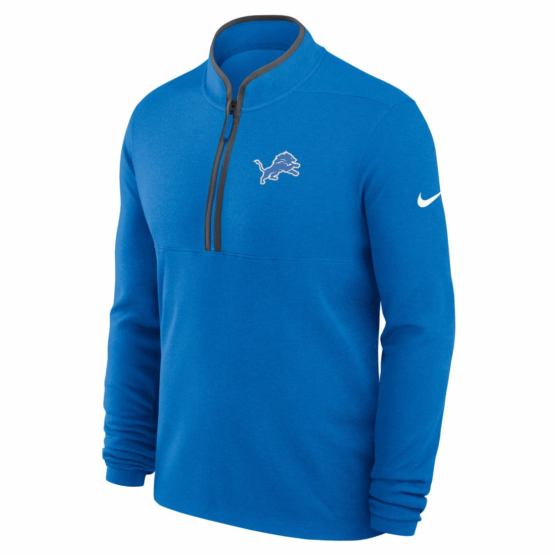 Detroit Lions Lightweight Victory Dri-FIT Half-Zip Pullover Blue