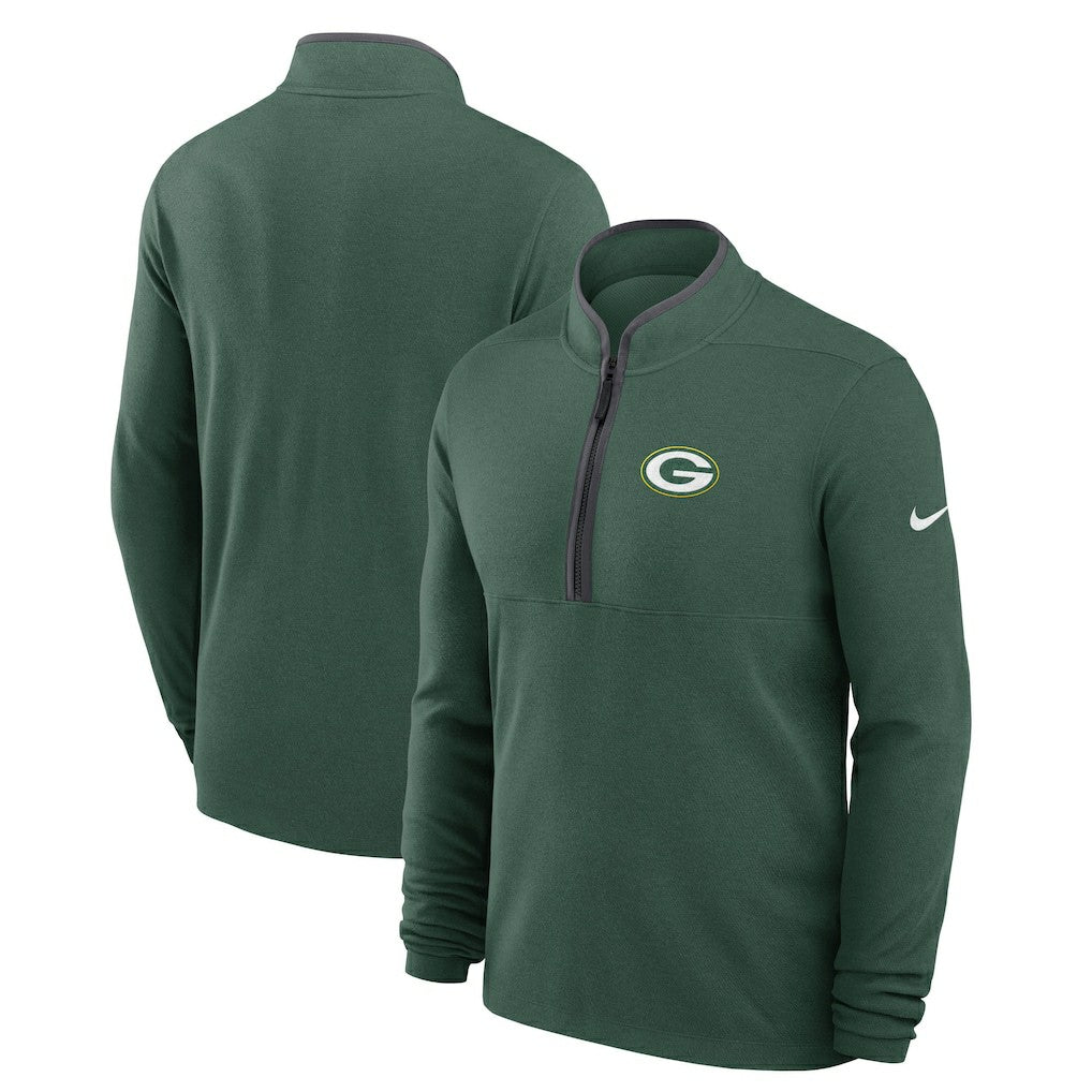 Green Bay Packers Lightweight Victory Dri-FIT Half-Zip Pullover Green