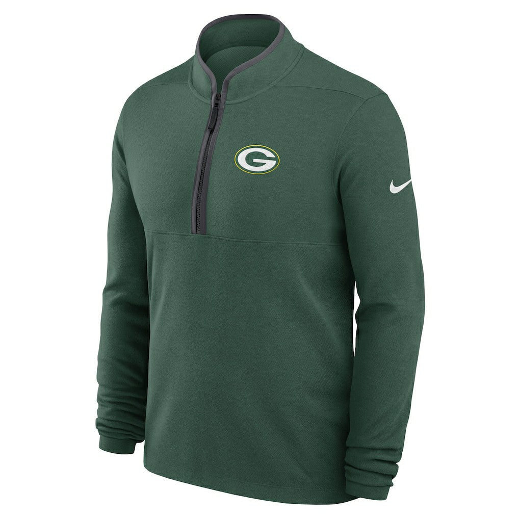 Green Bay Packers Lightweight Victory Dri-FIT Half-Zip Pullover Green