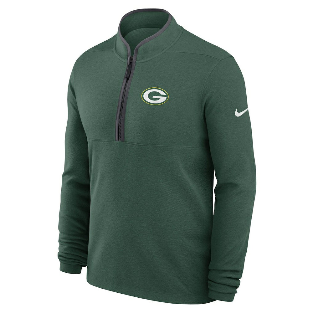 Green Bay Packers Lightweight Victory Dri-FIT Half-Zip Pullover Green