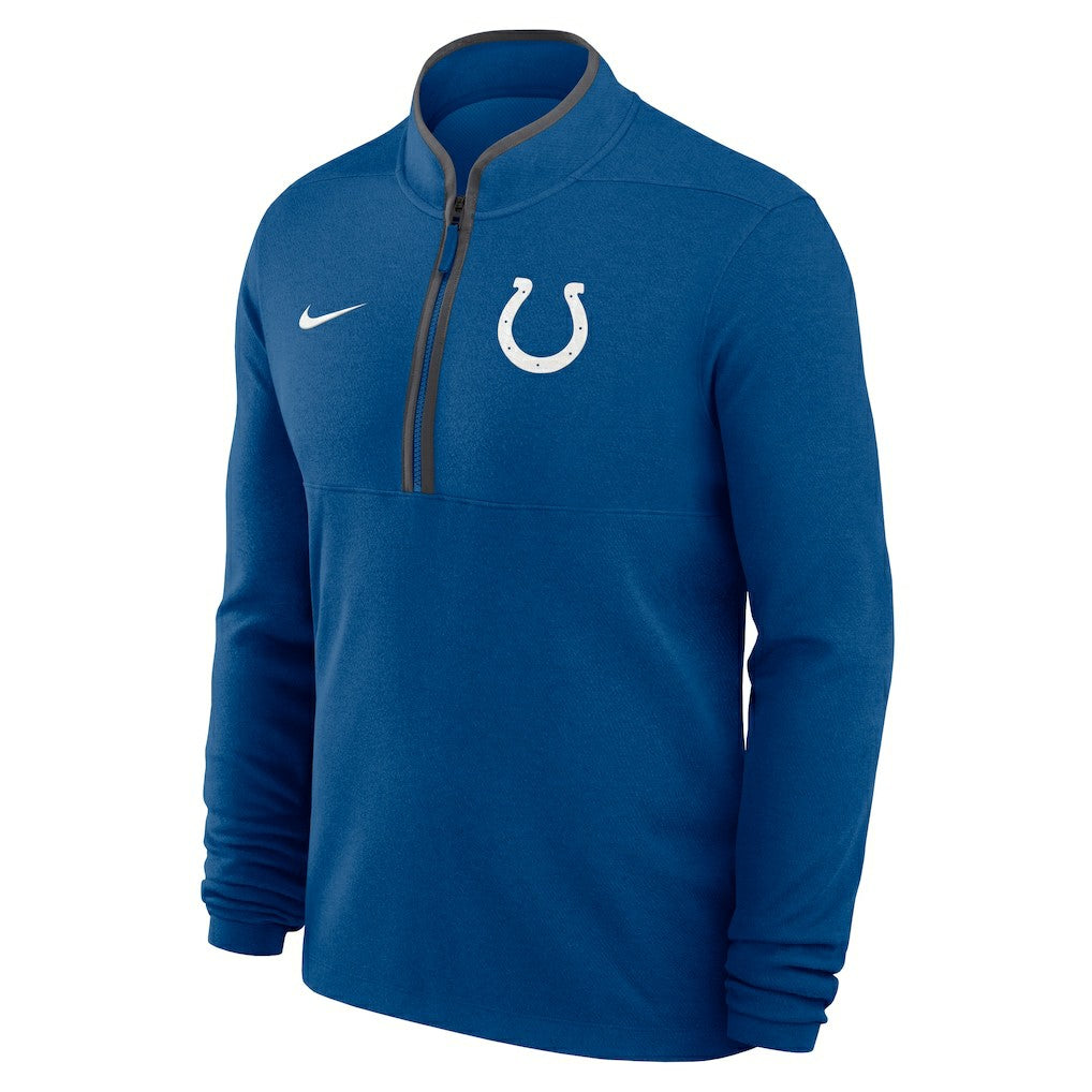 Indianapolis Colts Lightweight Victory Dri-FIT Half-Zip Pullover Royal