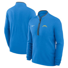 Los Angeles Chargers Lightweight Victory Dri-FIT Half-Zip Pullover Powder Blue