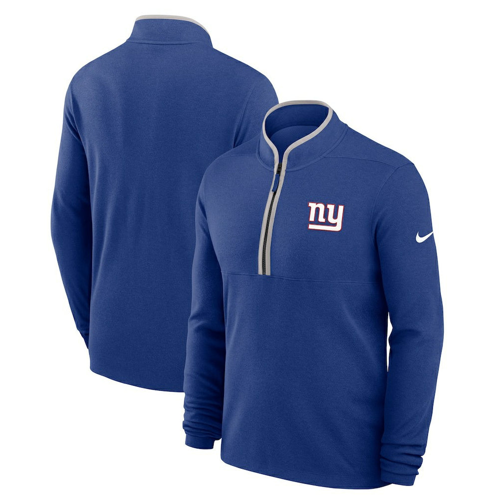 New York Giants Lightweight Victory Dri-FIT Half-Zip Pullover Royal