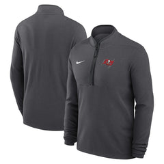 Tampa Bay Buccaneers Lightweight Victory Dri-FIT Half-Zip Pullover Anthracite