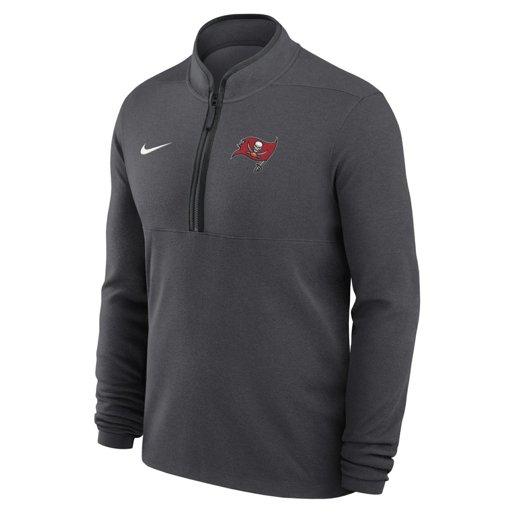Tampa Bay Buccaneers Lightweight Victory Dri-FIT Half-Zip Pullover Anthracite