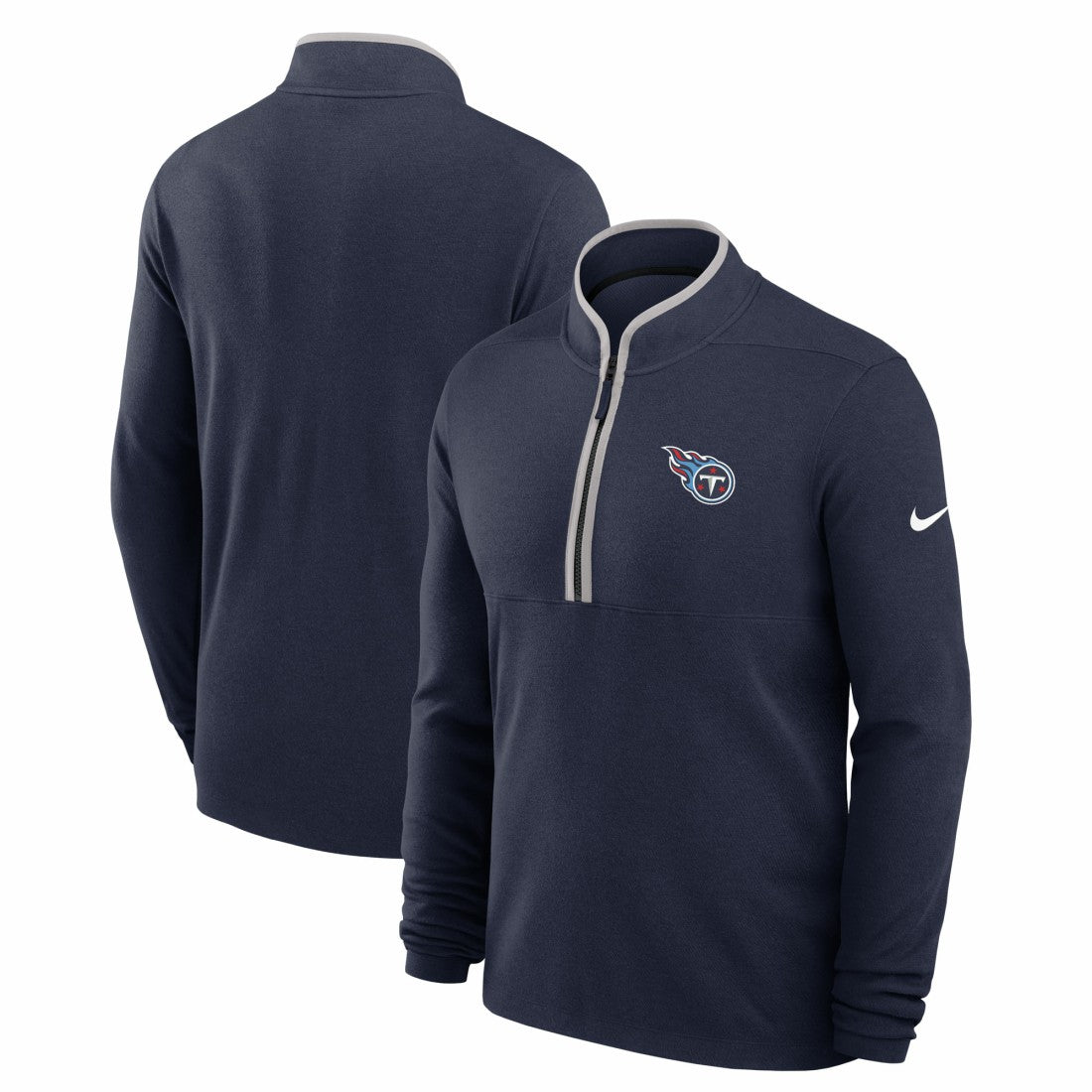 Tennessee Titans Lightweight Victory Dri-FIT Half-Zip Pullover Navy