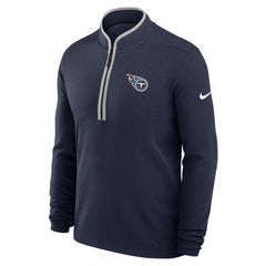 Tennessee Titans Lightweight Victory Dri-FIT Half-Zip Pullover Navy