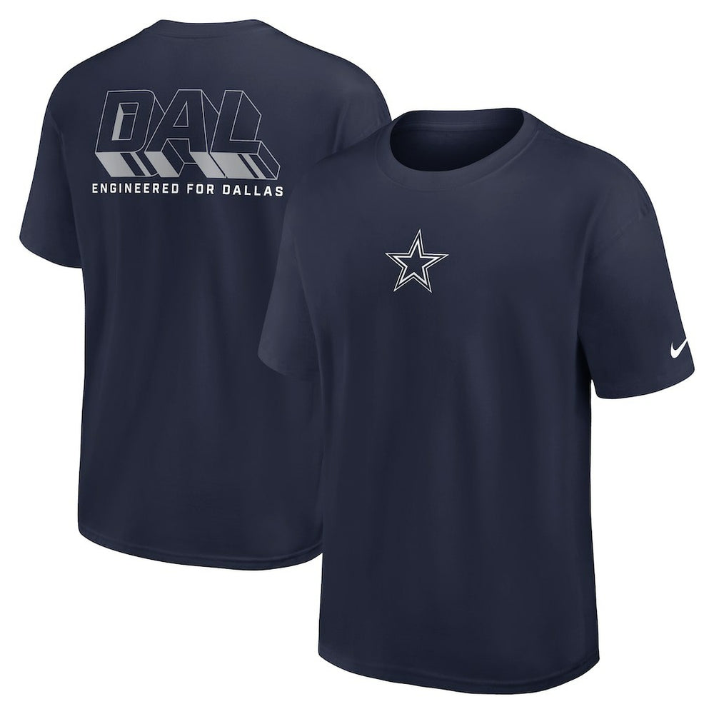 Dallas Cowboys Dominate The Game Essential Max90 T-Shirt Navy