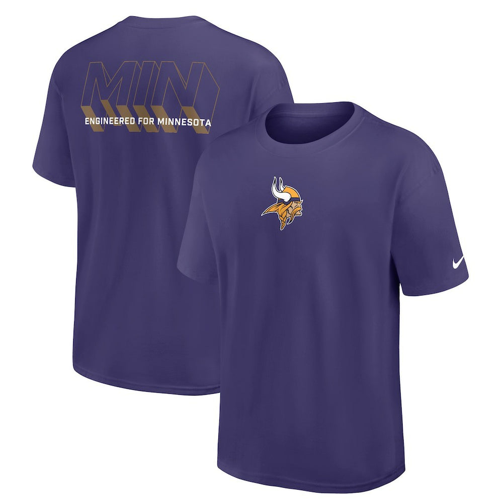 Minnesota Vikings Dominate The Game Essential Max90 T-Shirt Purple