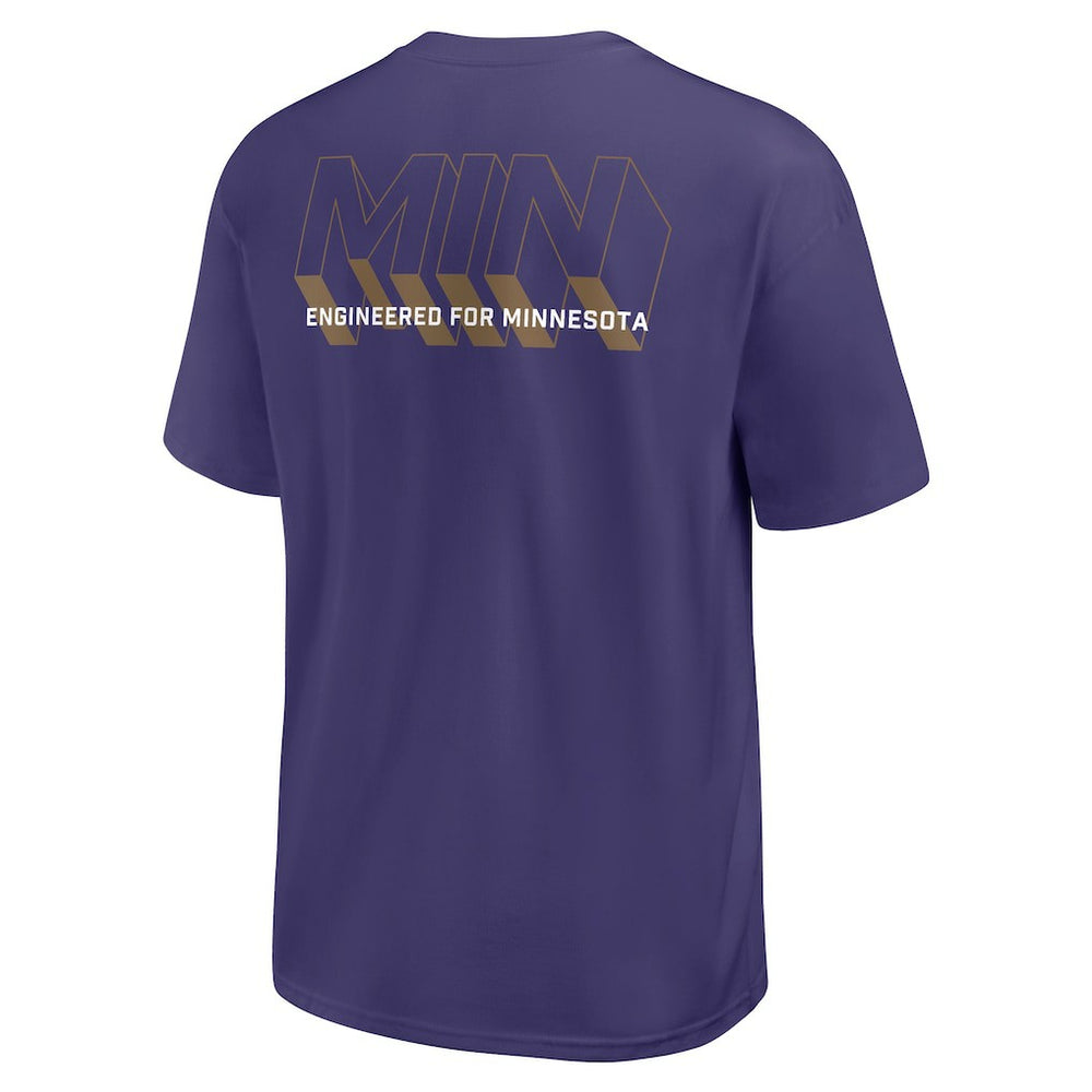 Minnesota Vikings Dominate The Game Essential Max90 T-Shirt Purple