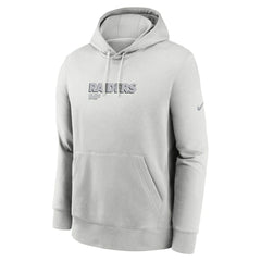 Las Vegas Raiders Edge Pack French Terry Club Pullover Hoodie Gray