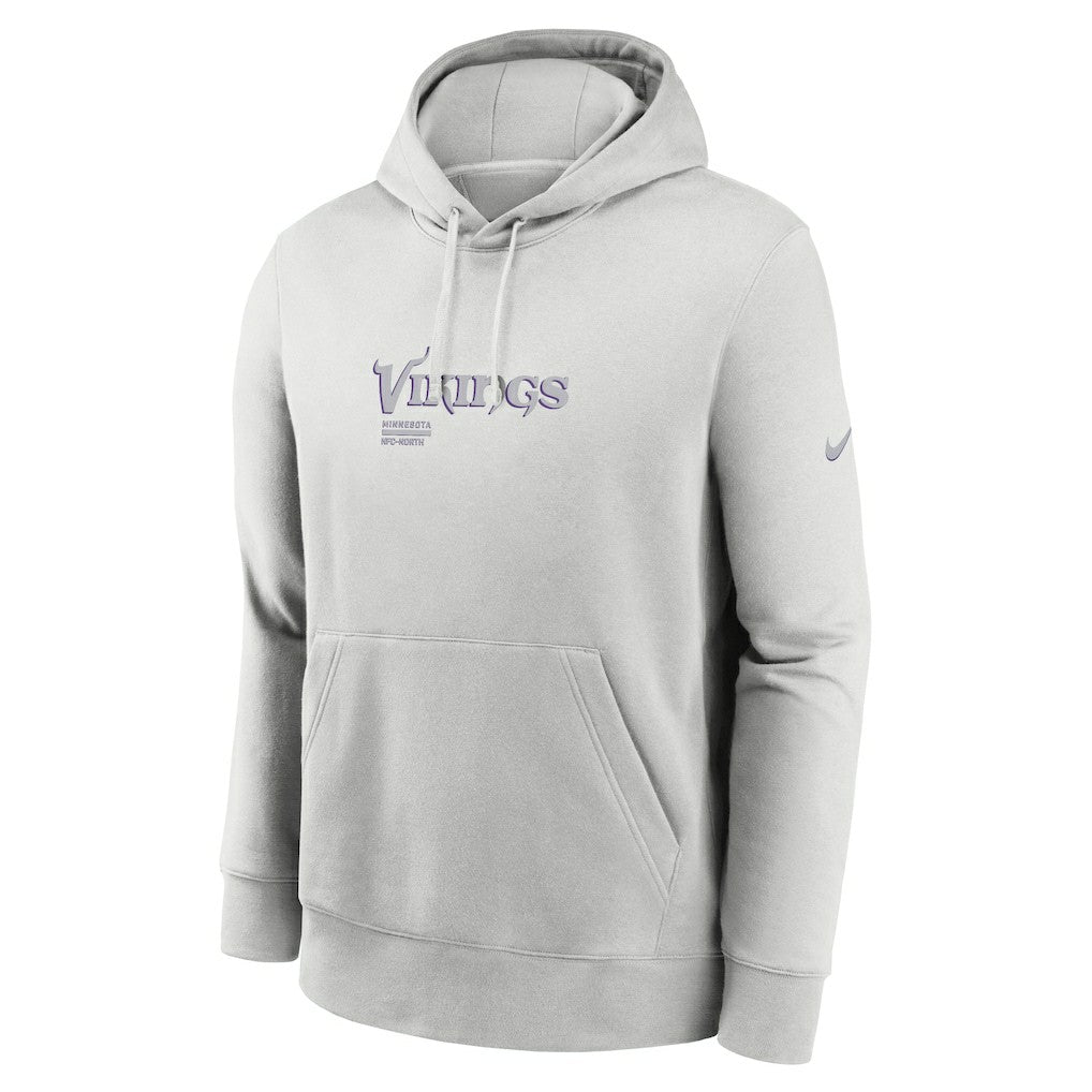 Minnesota Vikings Edge Pack French Terry Club Pullover Hoodie Gray