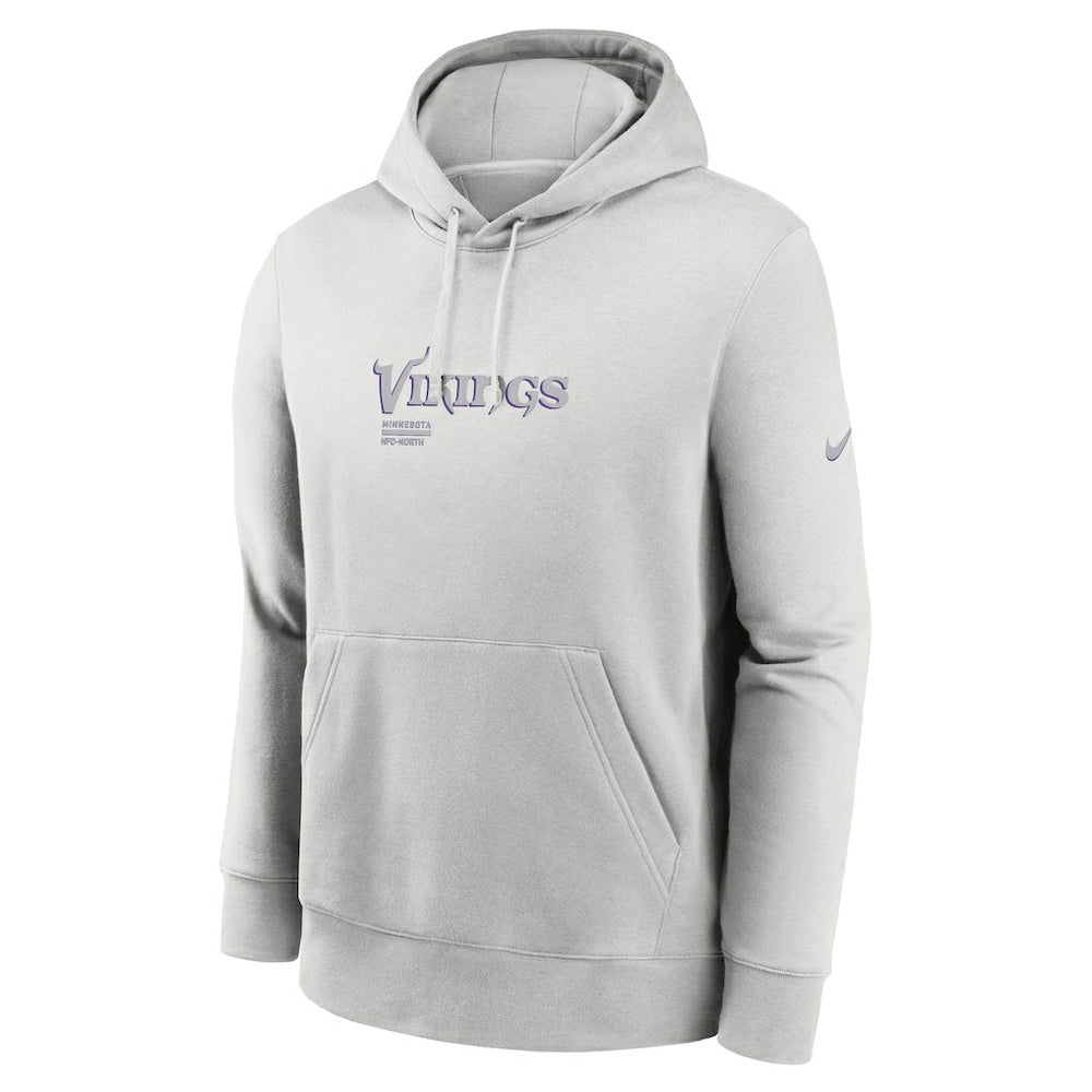 Minnesota Vikings Edge Pack French Terry Club Pullover Hoodie Gray