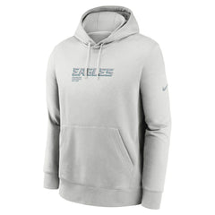 Philadelphia Eagles Edge Pack French Terry Club Pullover Hoodie Gray
